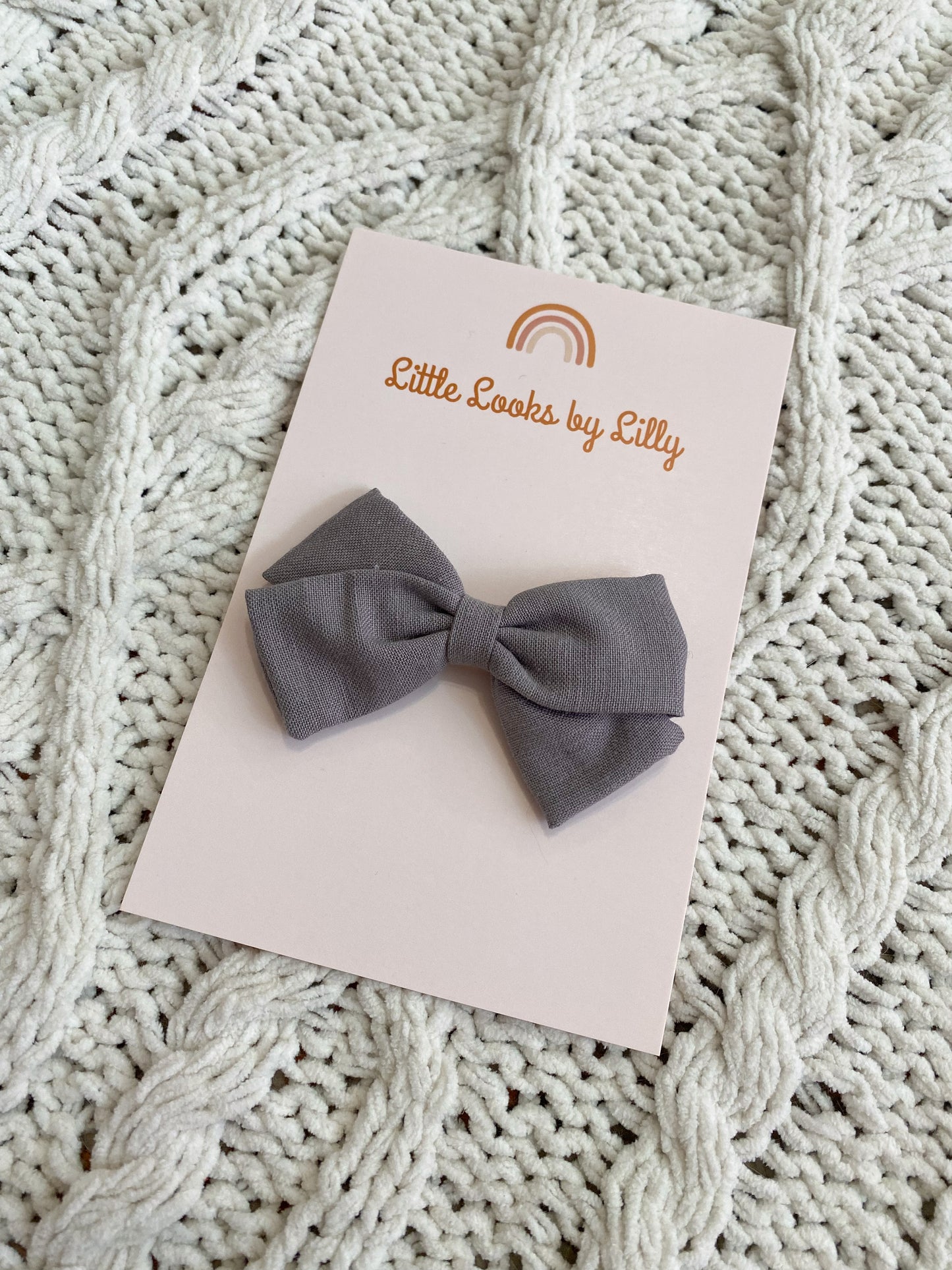 Custom Cotton Bow Clip