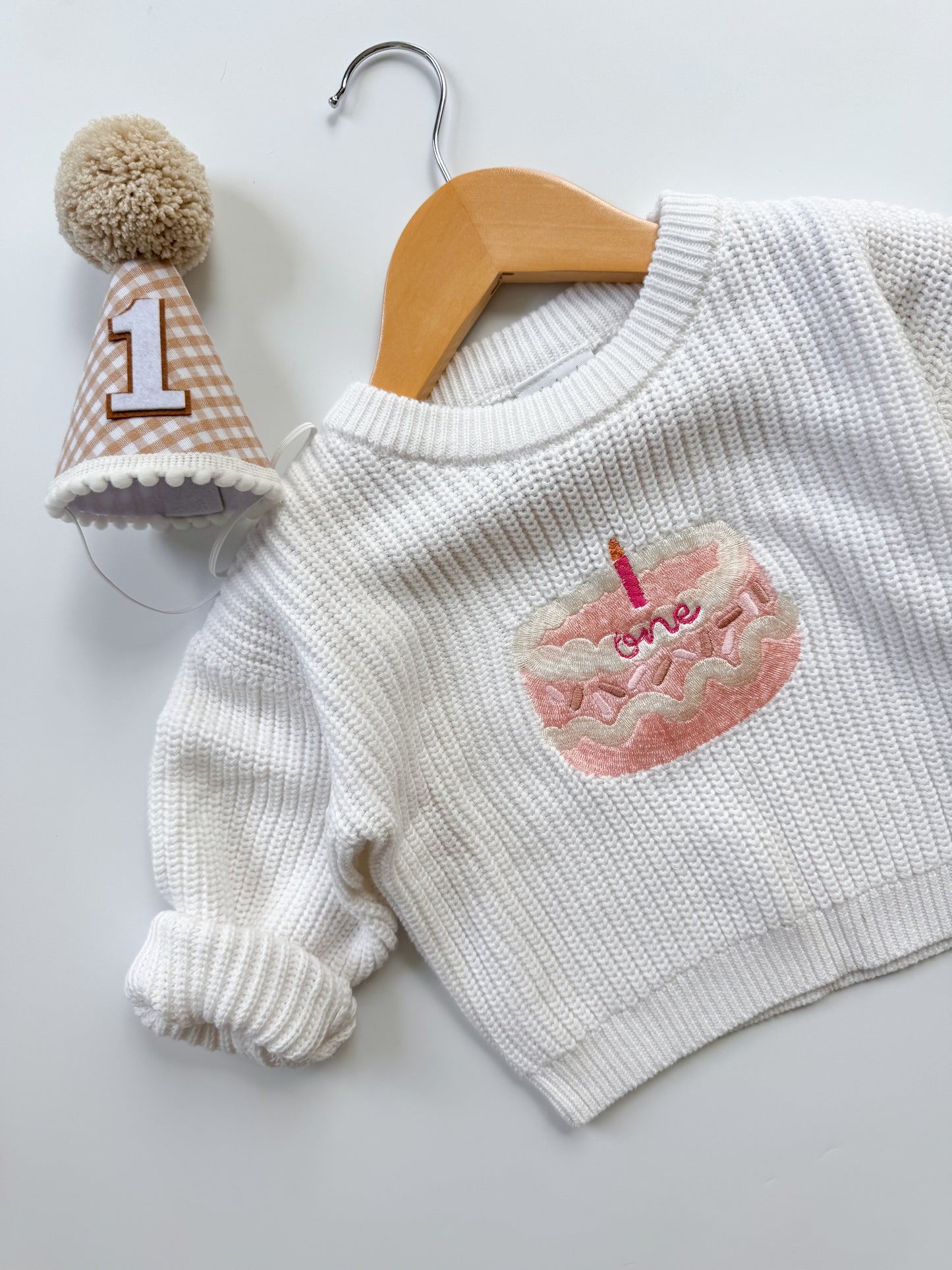 Pink Birthday Cake Sweater