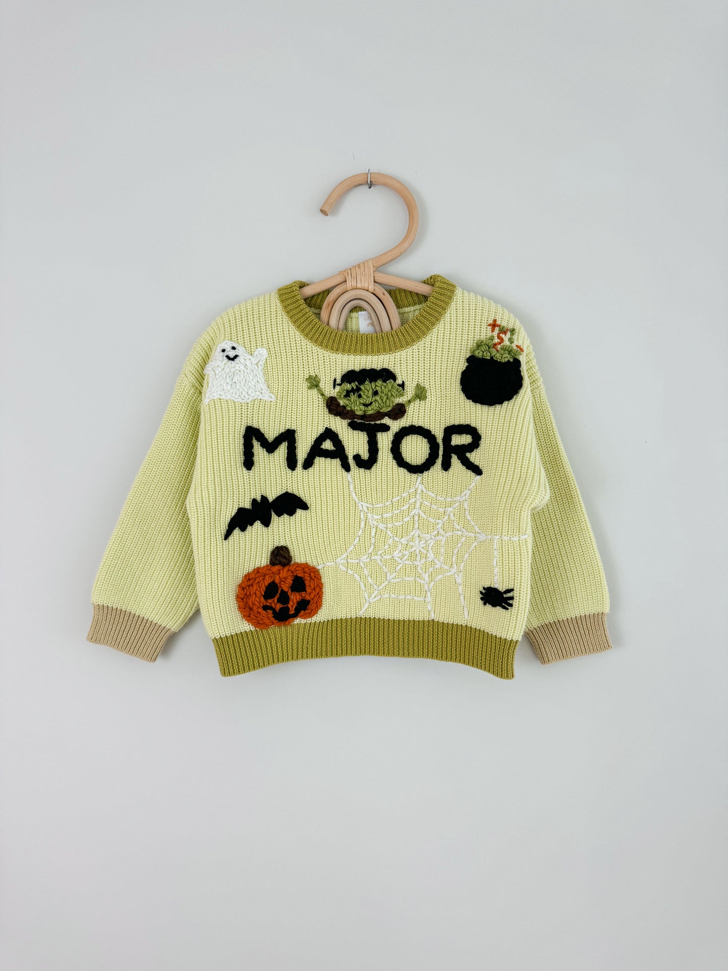 Custom Sweater: Key Lime