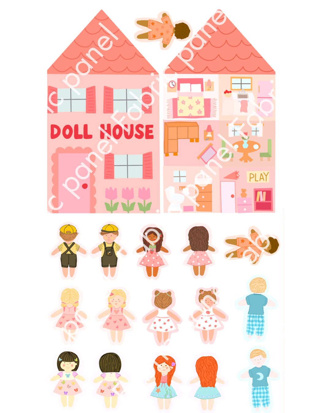 DIY LLBL Pocket Pal Dolls and House