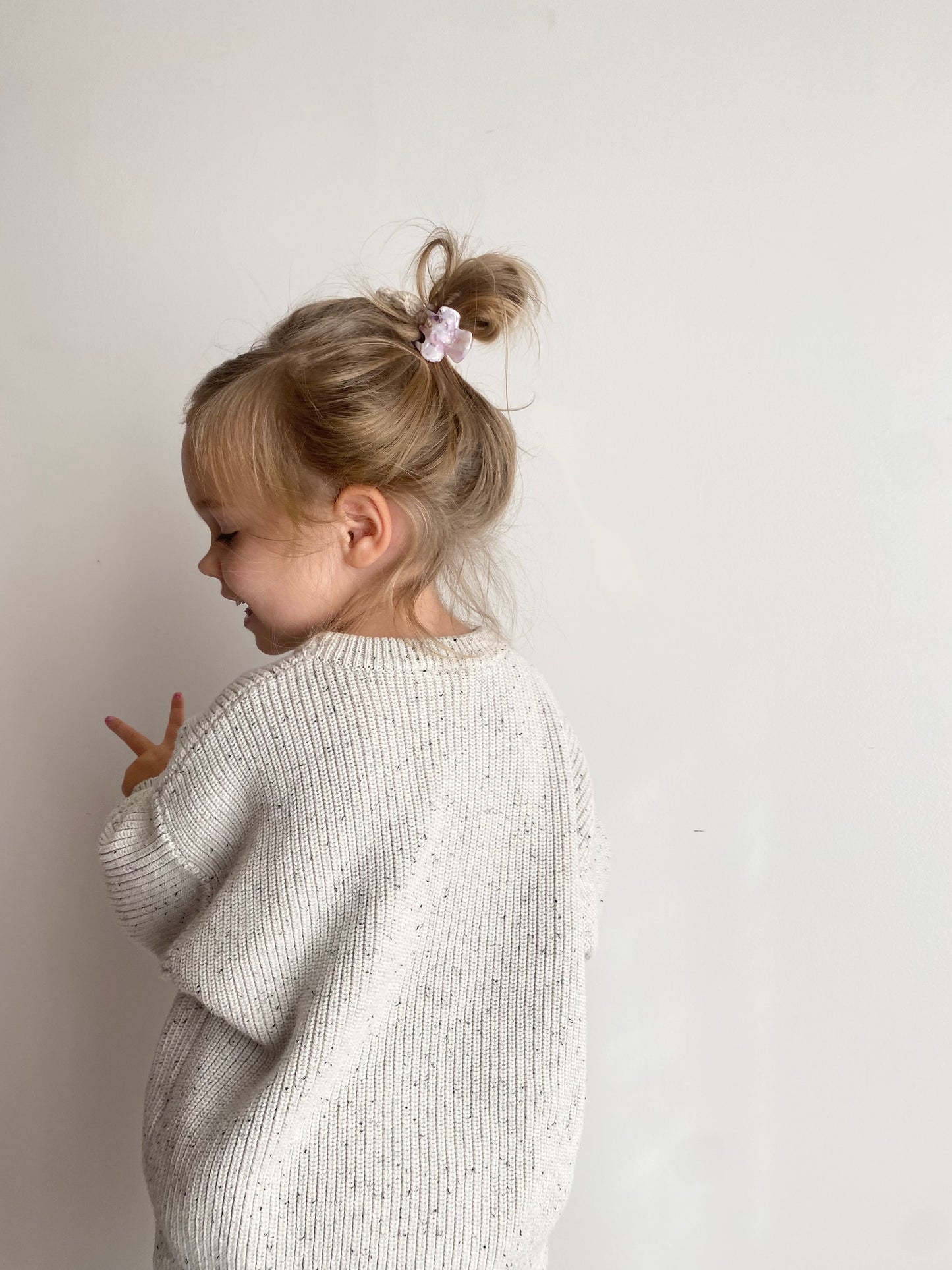 Toddler crystal inspired claw clip