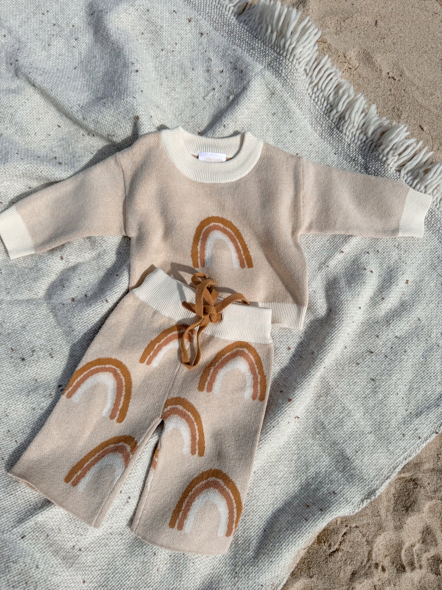 Boho Rainbow Sweater