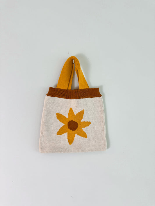Sunflower Knit Purse
