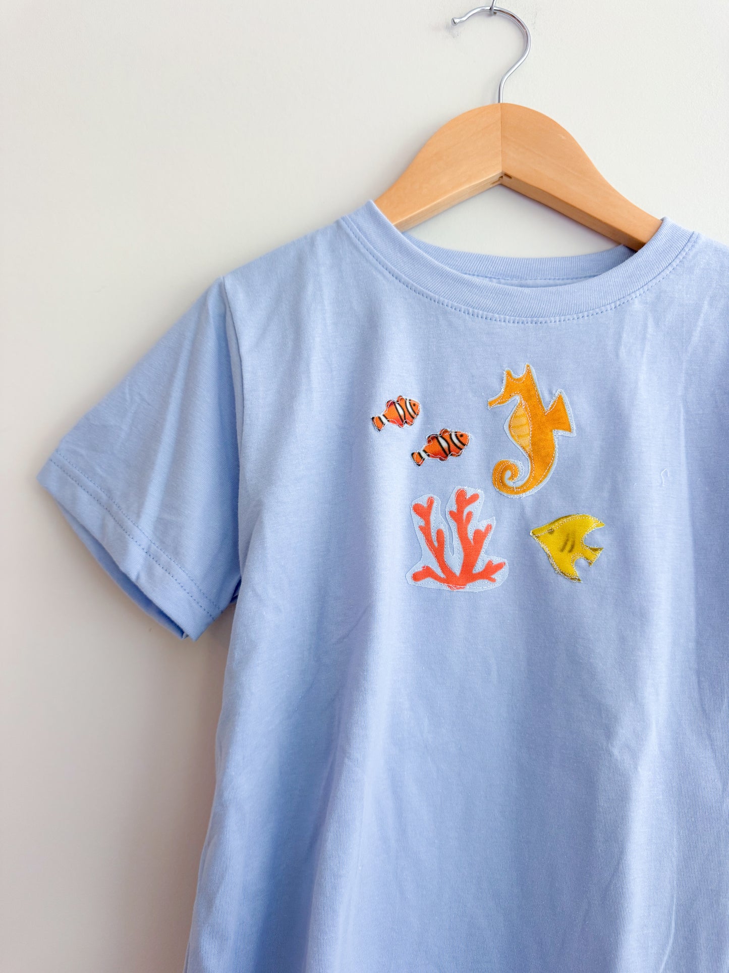 Seahorse and friends Appliqué Tshirt