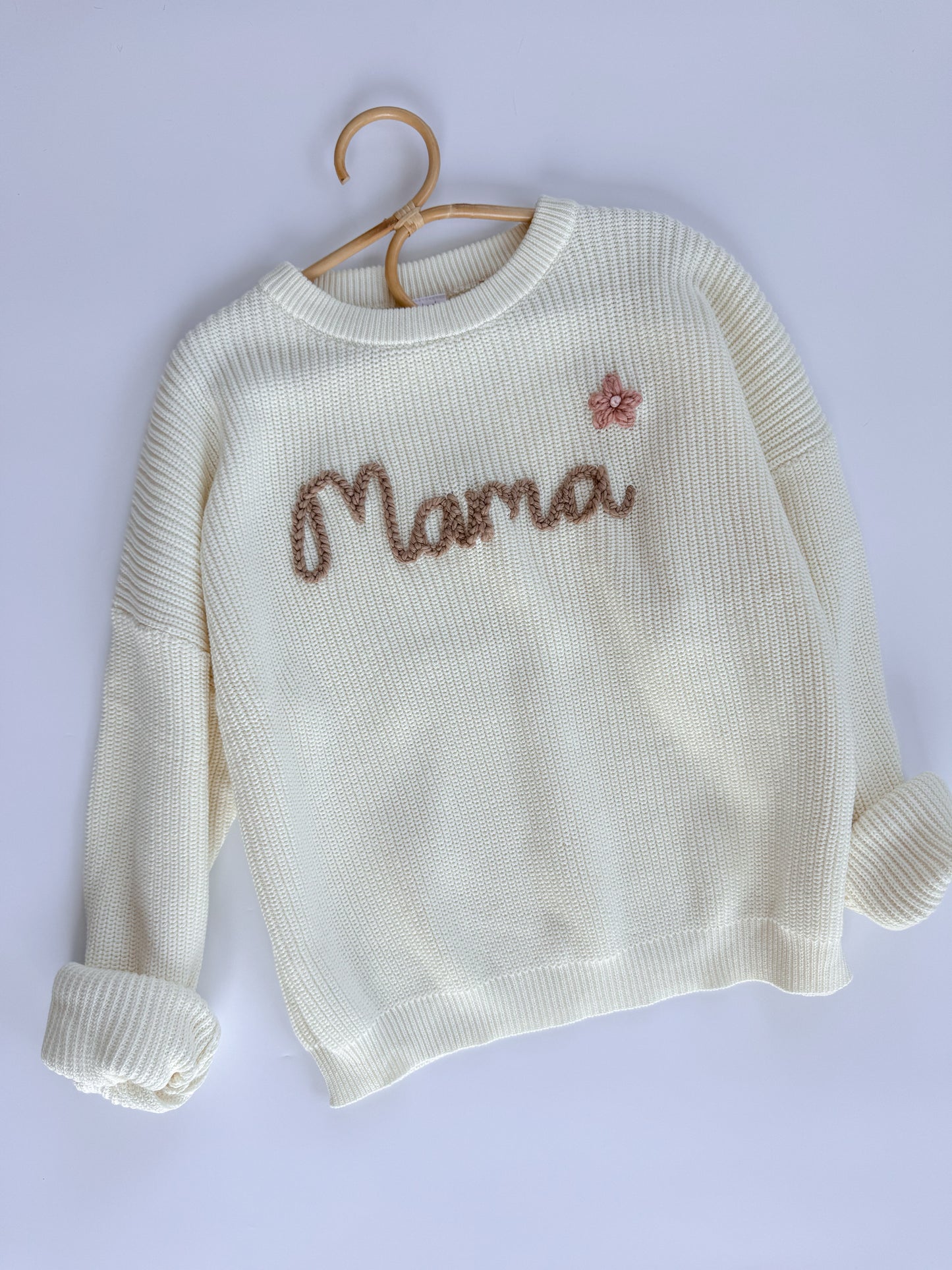 Custom Women’s Sweater: Marshmallow Cream