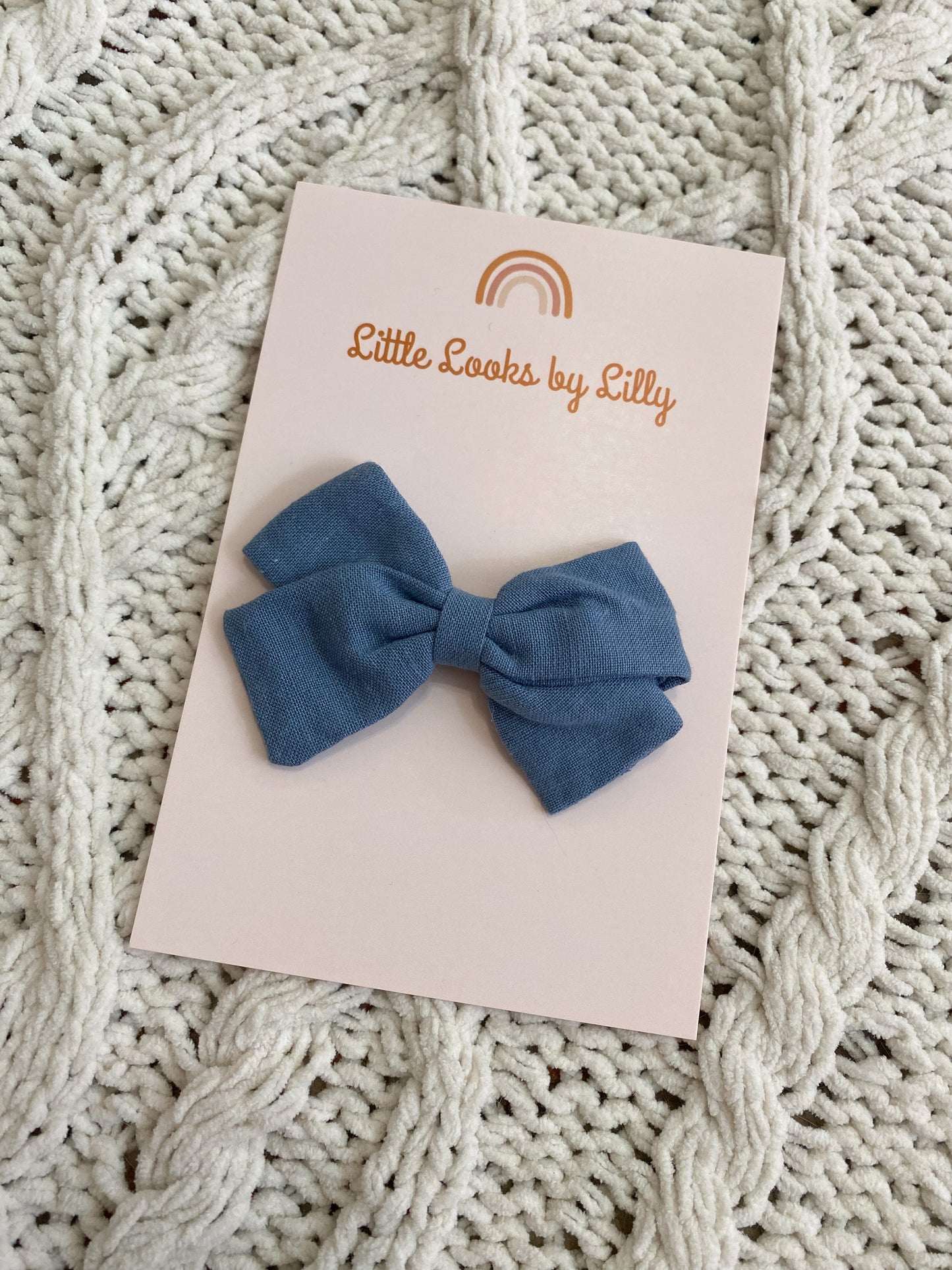 Custom Cotton Bow Clip
