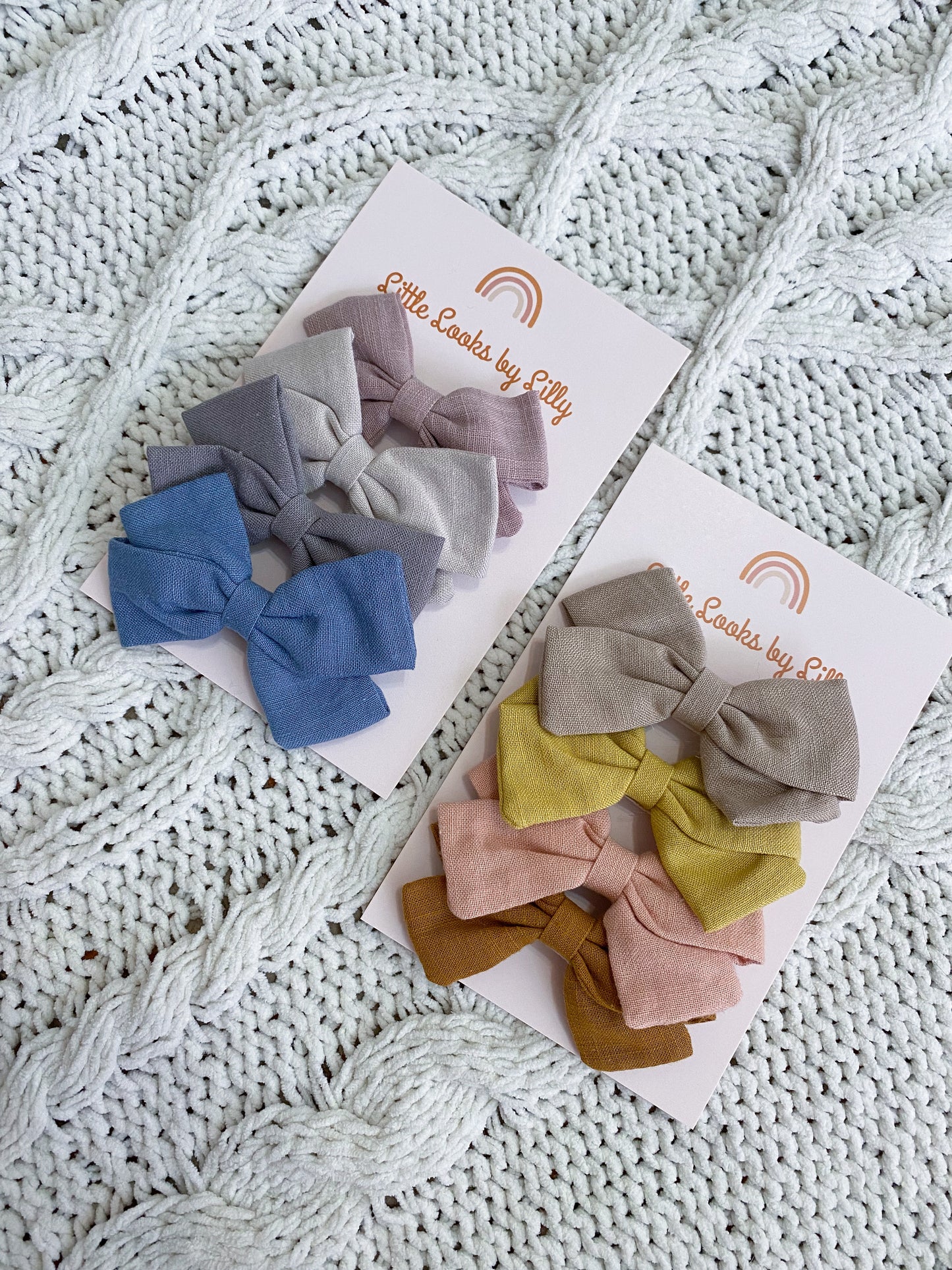 Custom Cotton Bow Clip