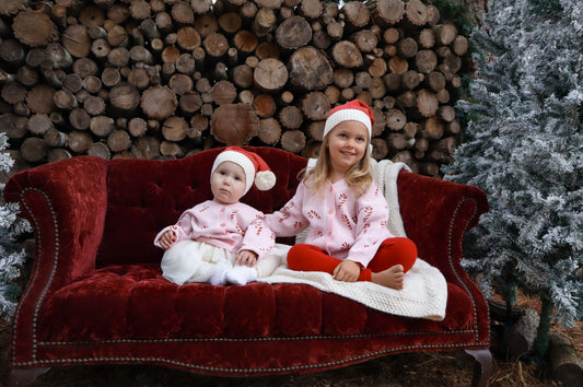 Pink Candy Cane Cardigan