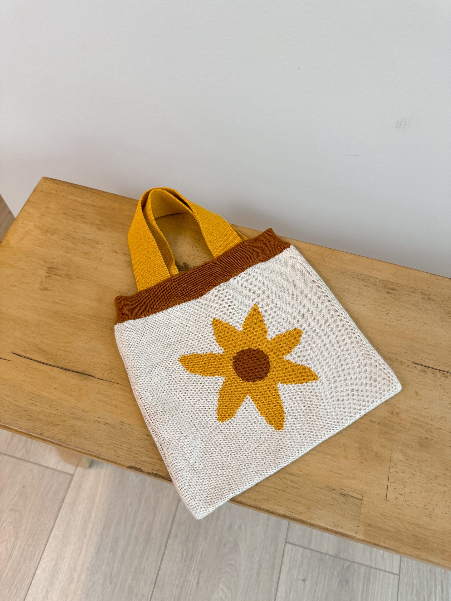 Sunflower Knit Purse