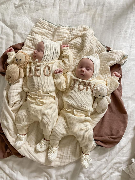 Marshmallow Cream Newborn Set