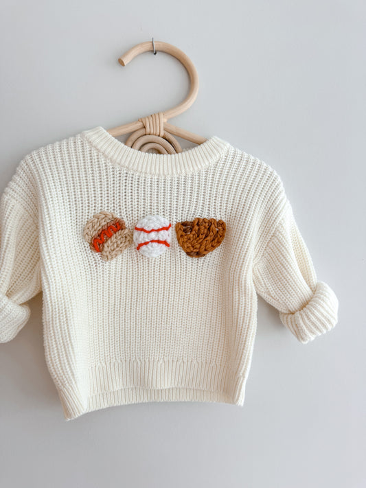 Baseball Season Sweater