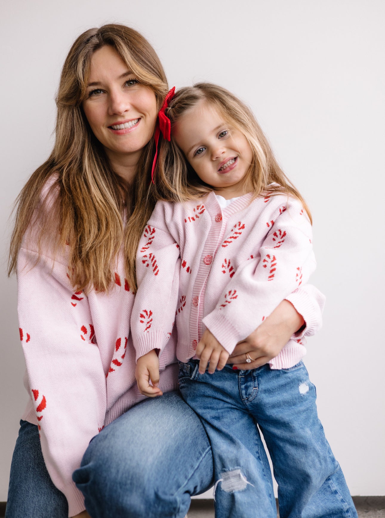 Pink Candy Cane Cardigan