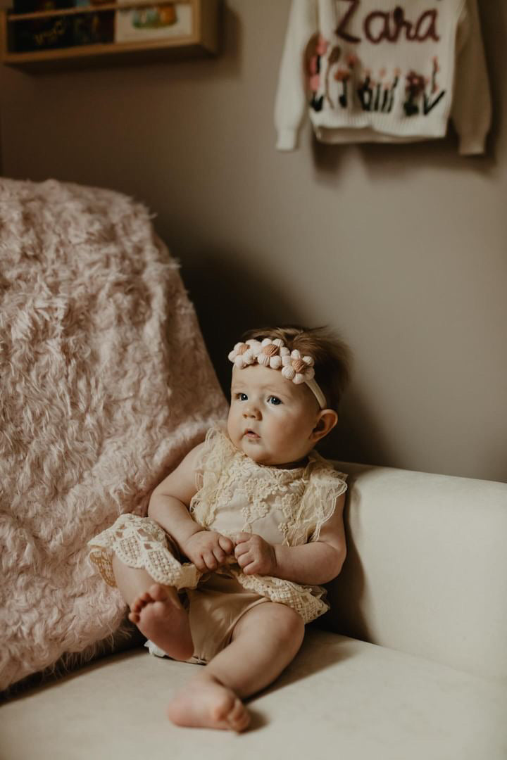 Crocheted Flower Headband