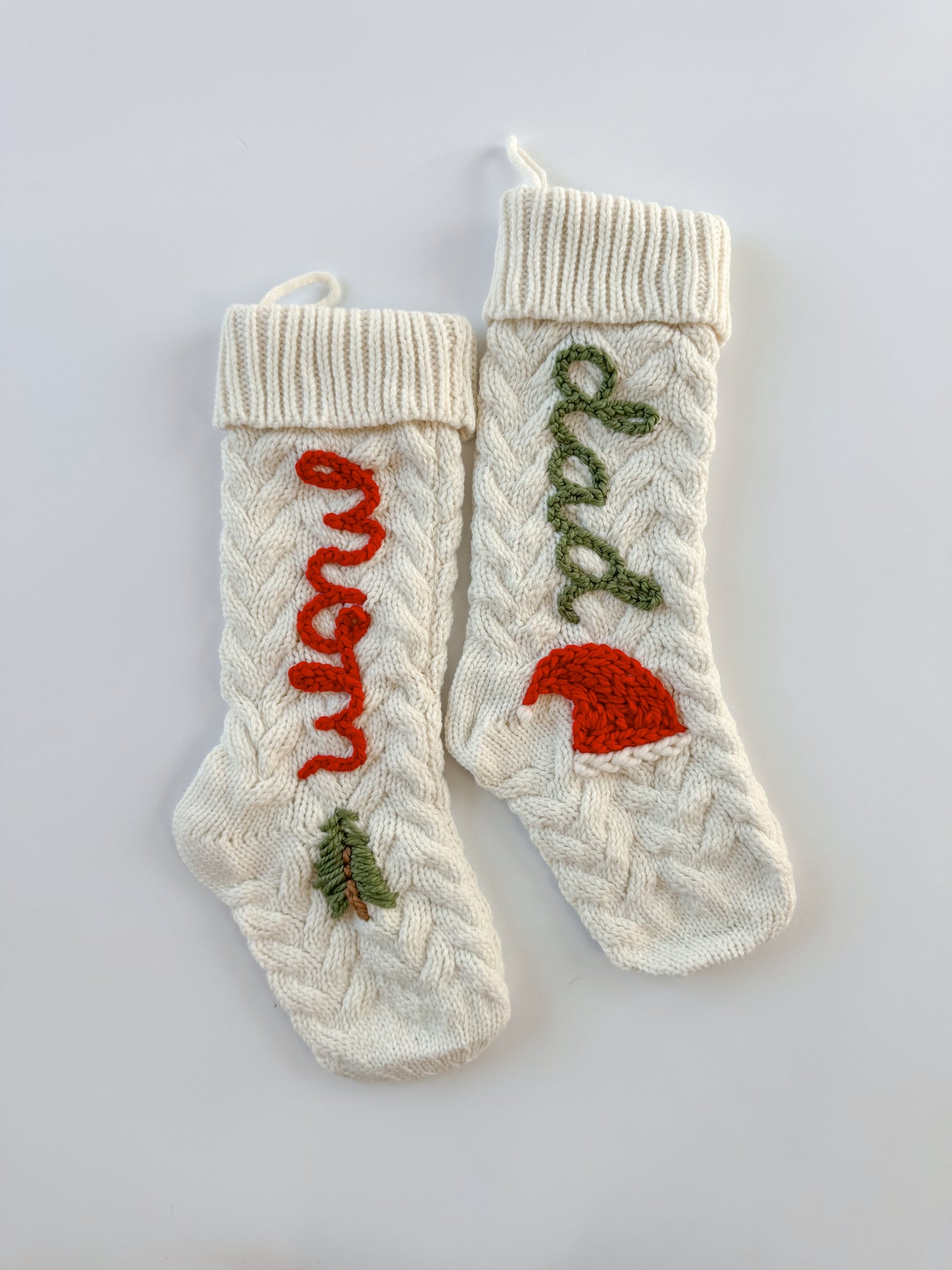 Custom Chunky Knit Stocking
