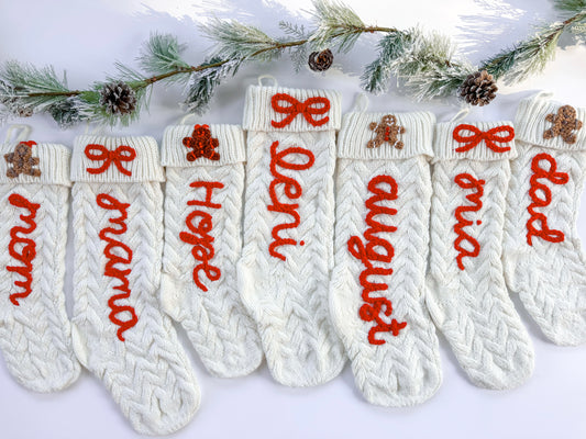 Custom Chunky Knit Stocking