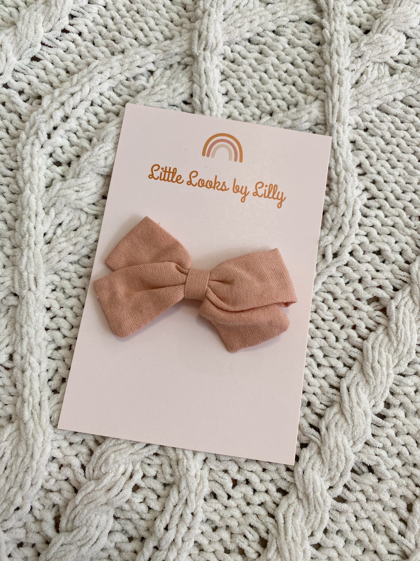 Custom Cotton Bow Clip