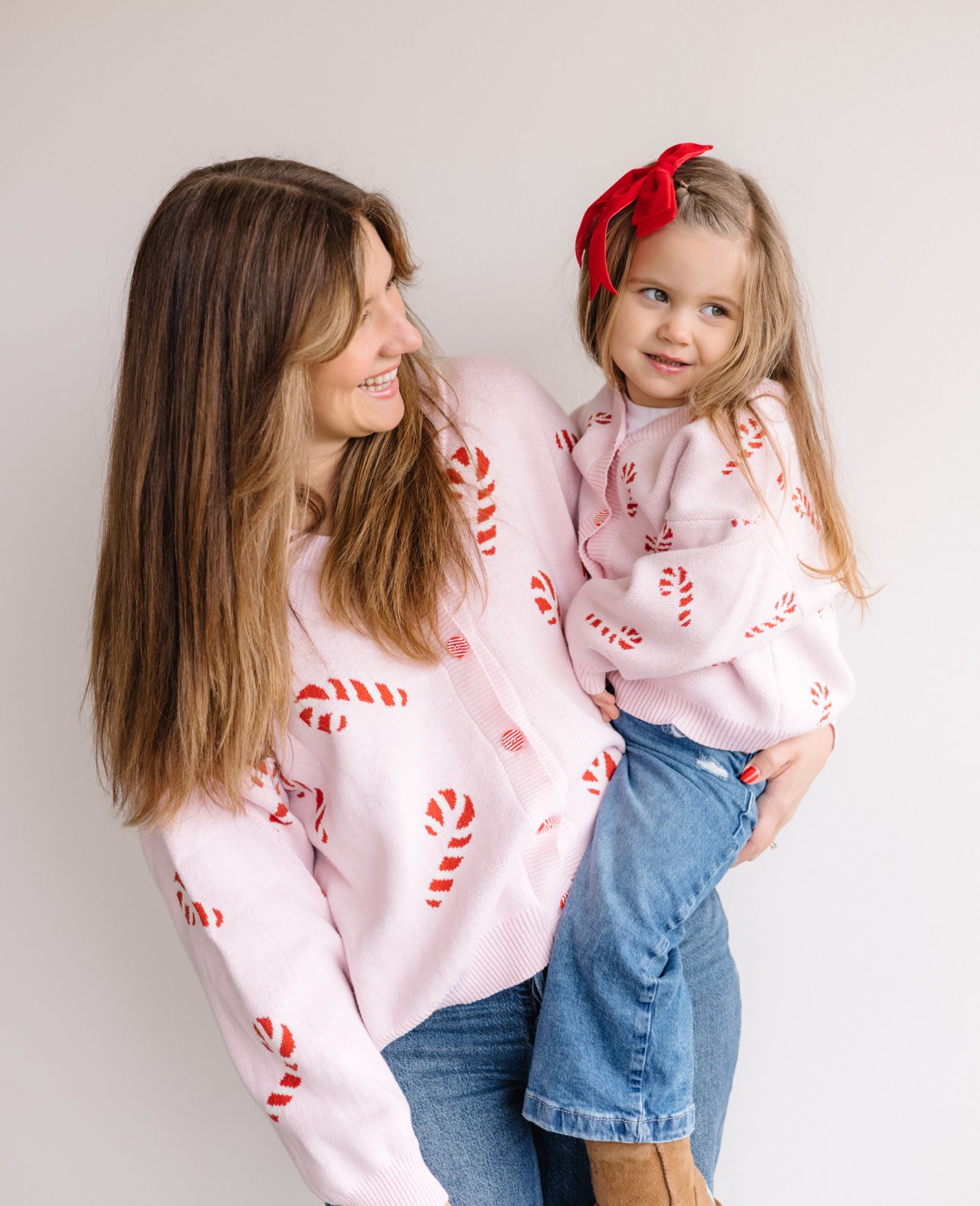 Pink Candy Cane Cardigan