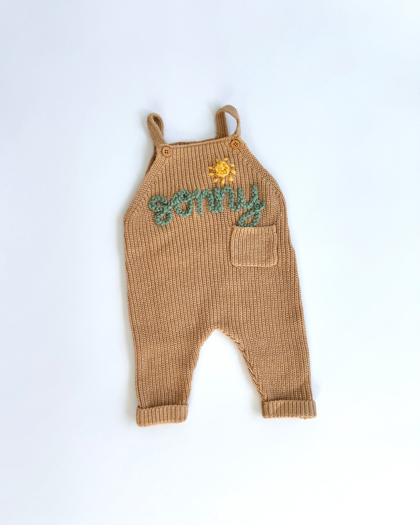 Custom Knit Overalls