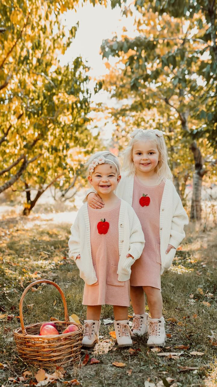 Coral Knit Dress