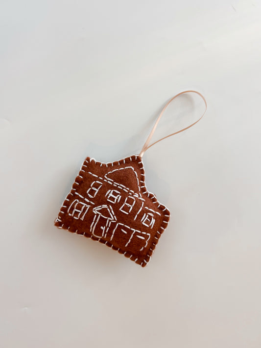 Custom Gingerbread House ornament