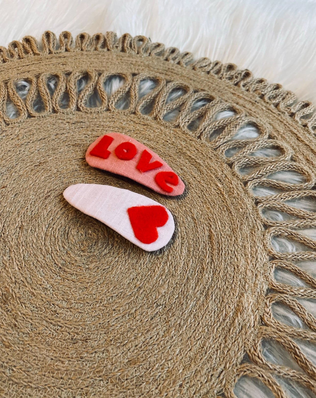 Felted Name Clip