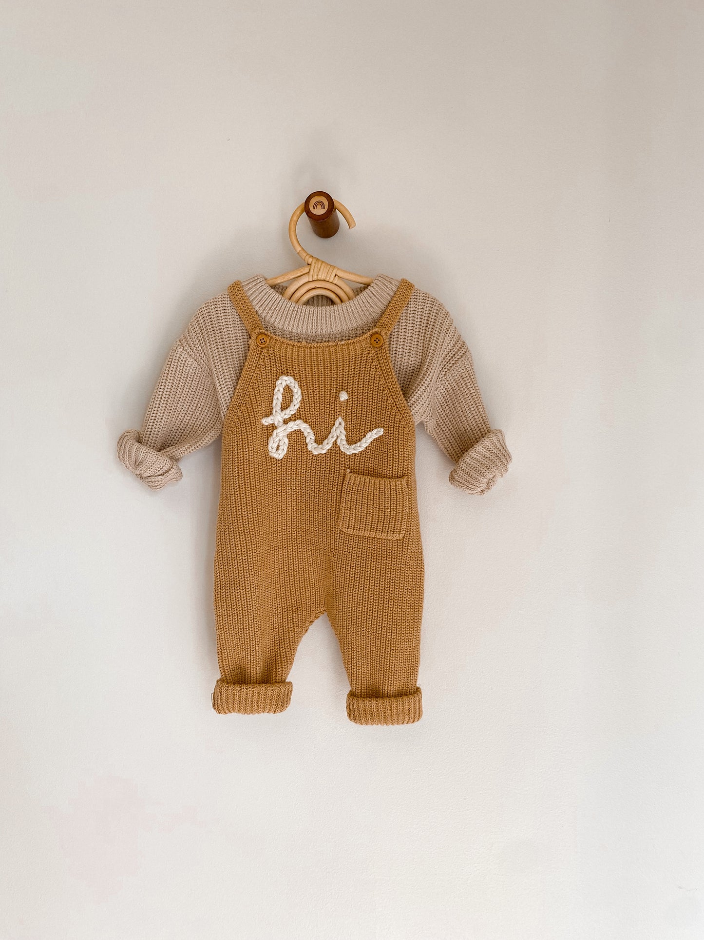 Custom Knit Overalls
