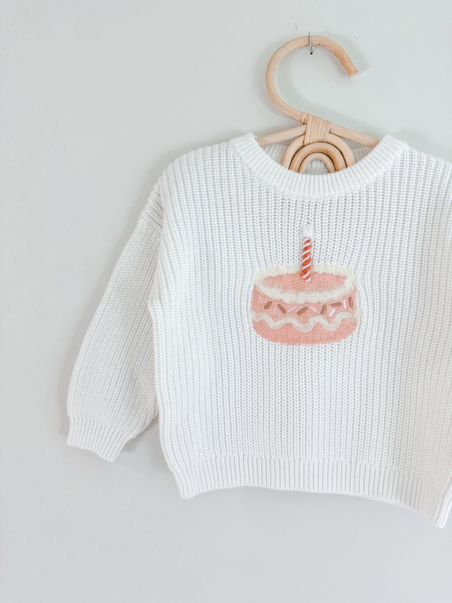 Pink Birthday Cake Sweater