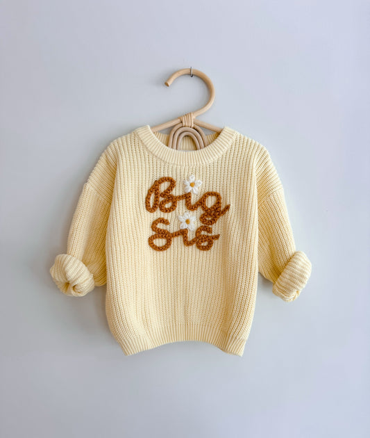 Big Sis Big Bro Sunny Sweater