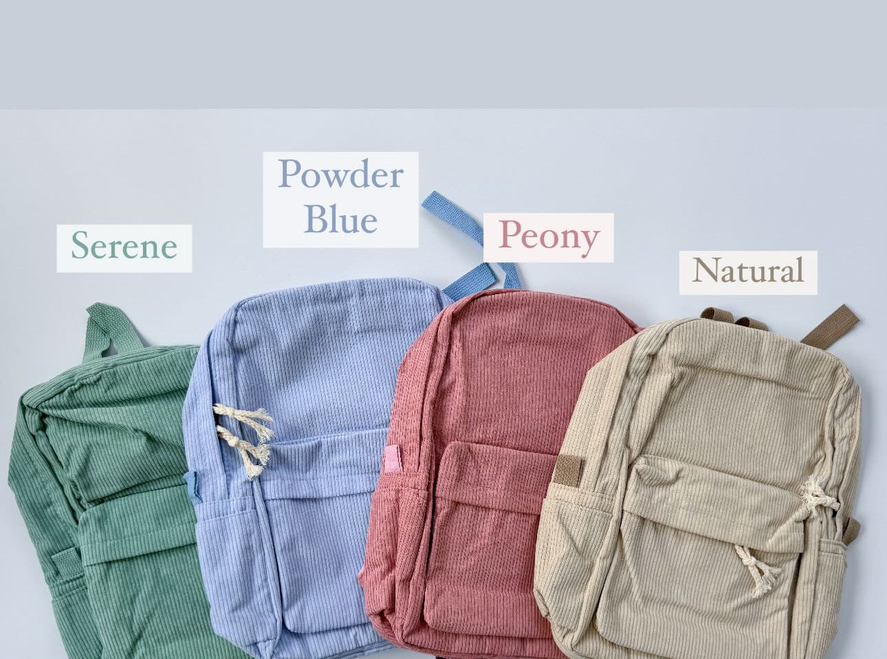 Custom Corduroy Back Pack