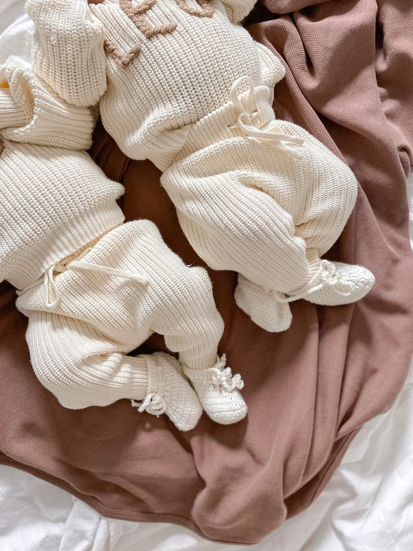 Crocheted Newborn booties