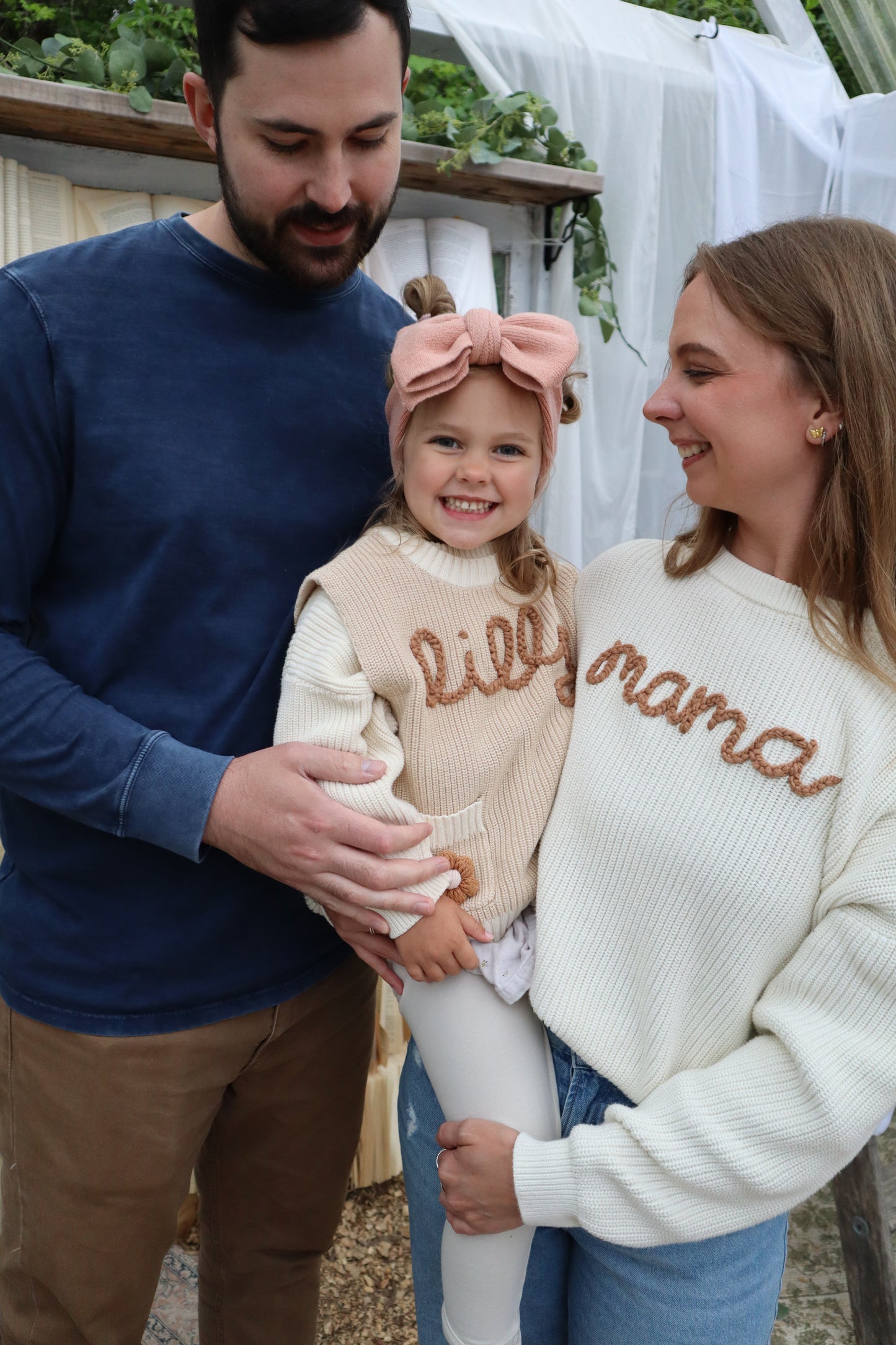 Custom Women’s Sweater: Marshmallow Cream