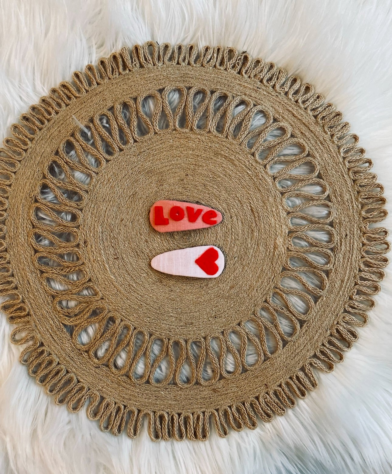 Felted Name Clip