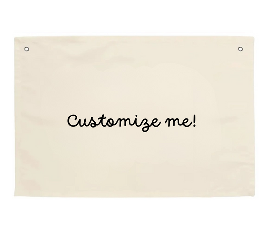 Custom Hand Painted Cavas Banner