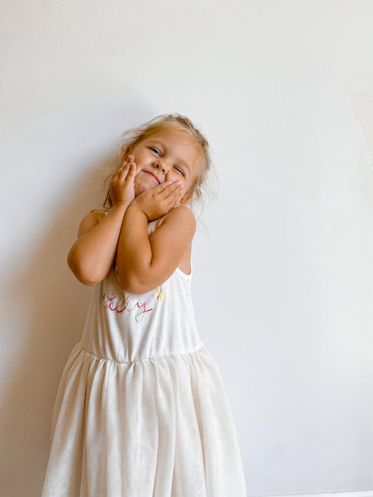 Custom Tulle Tank Top Dress