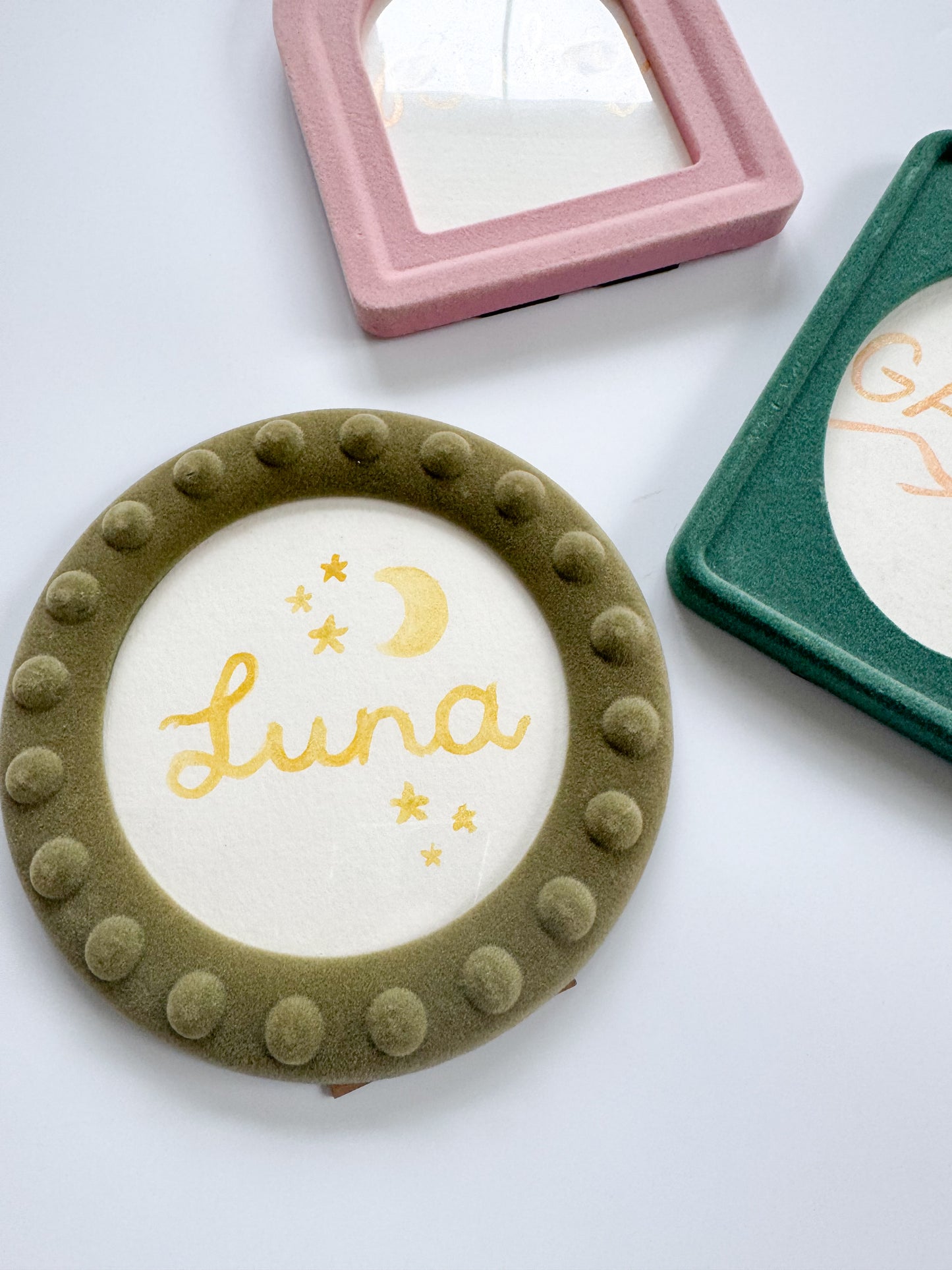 Hand Painted Name Card (frames not included)