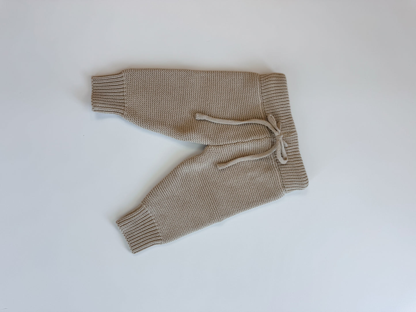 Knit Pants: Oat