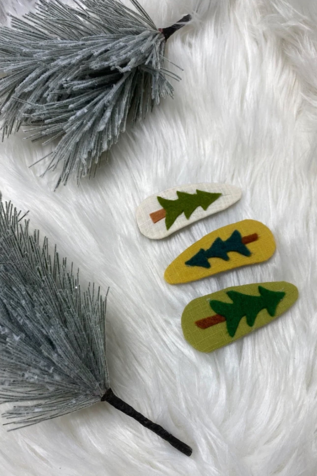 Felted Name Clip