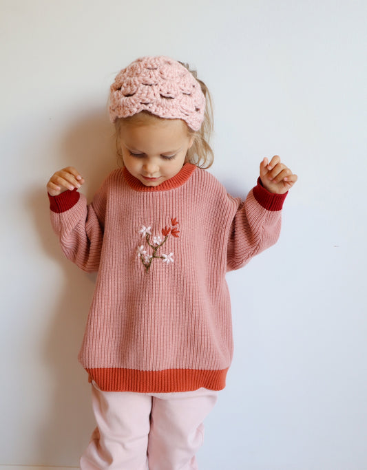 Strawberry Rhubarb Sweater