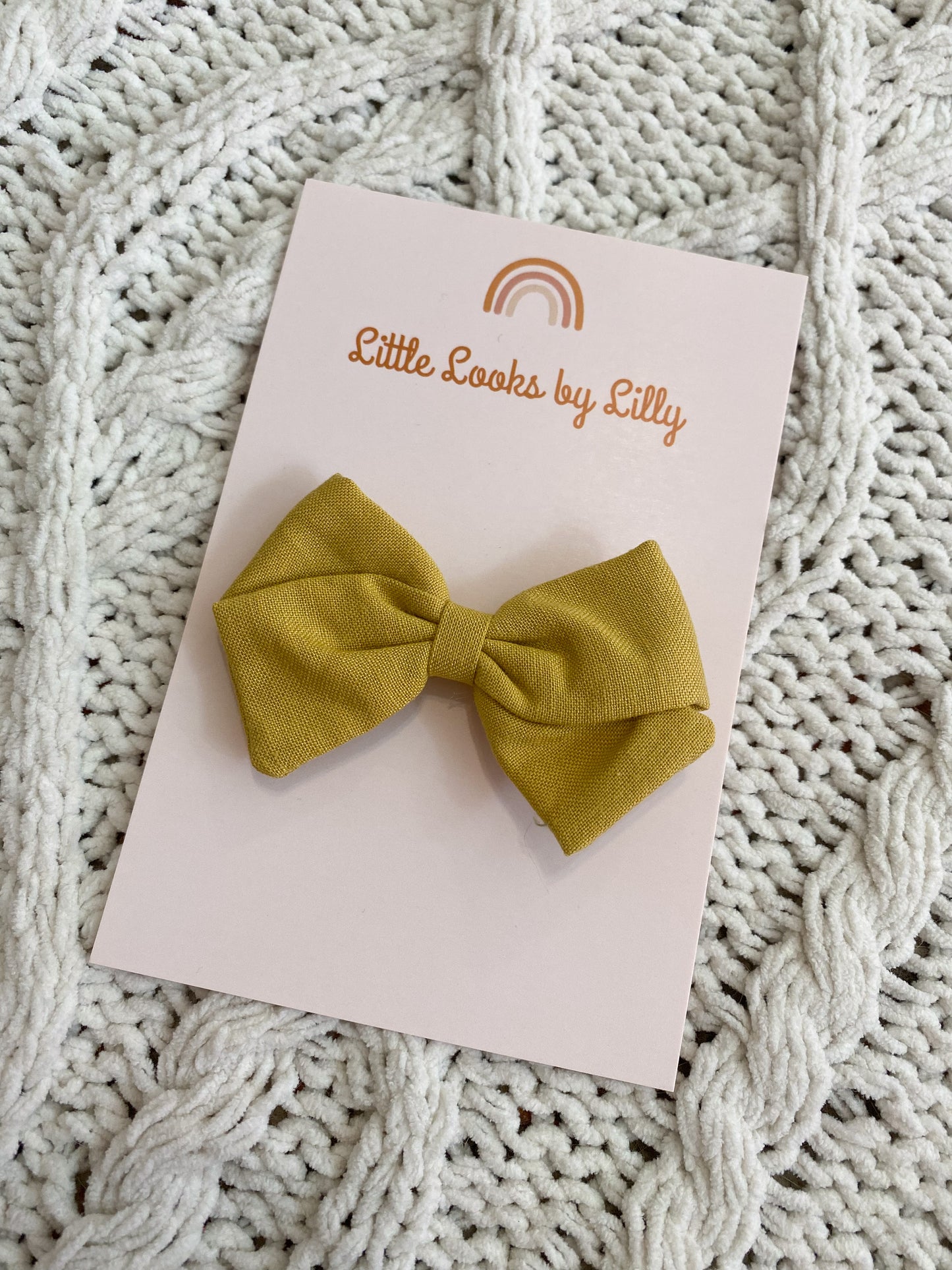 Custom Cotton Bow Clip