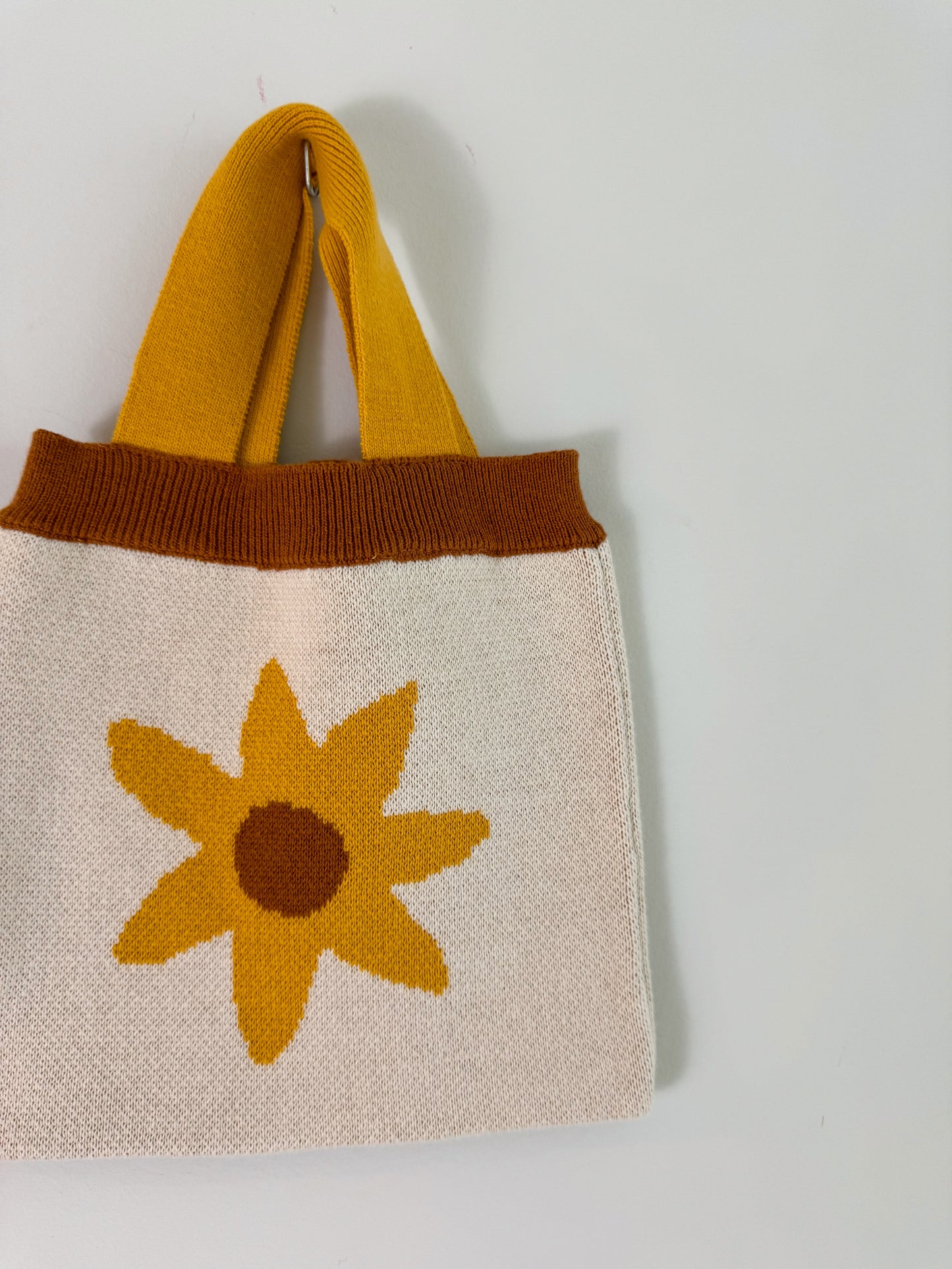 Sunflower Knit Purse
