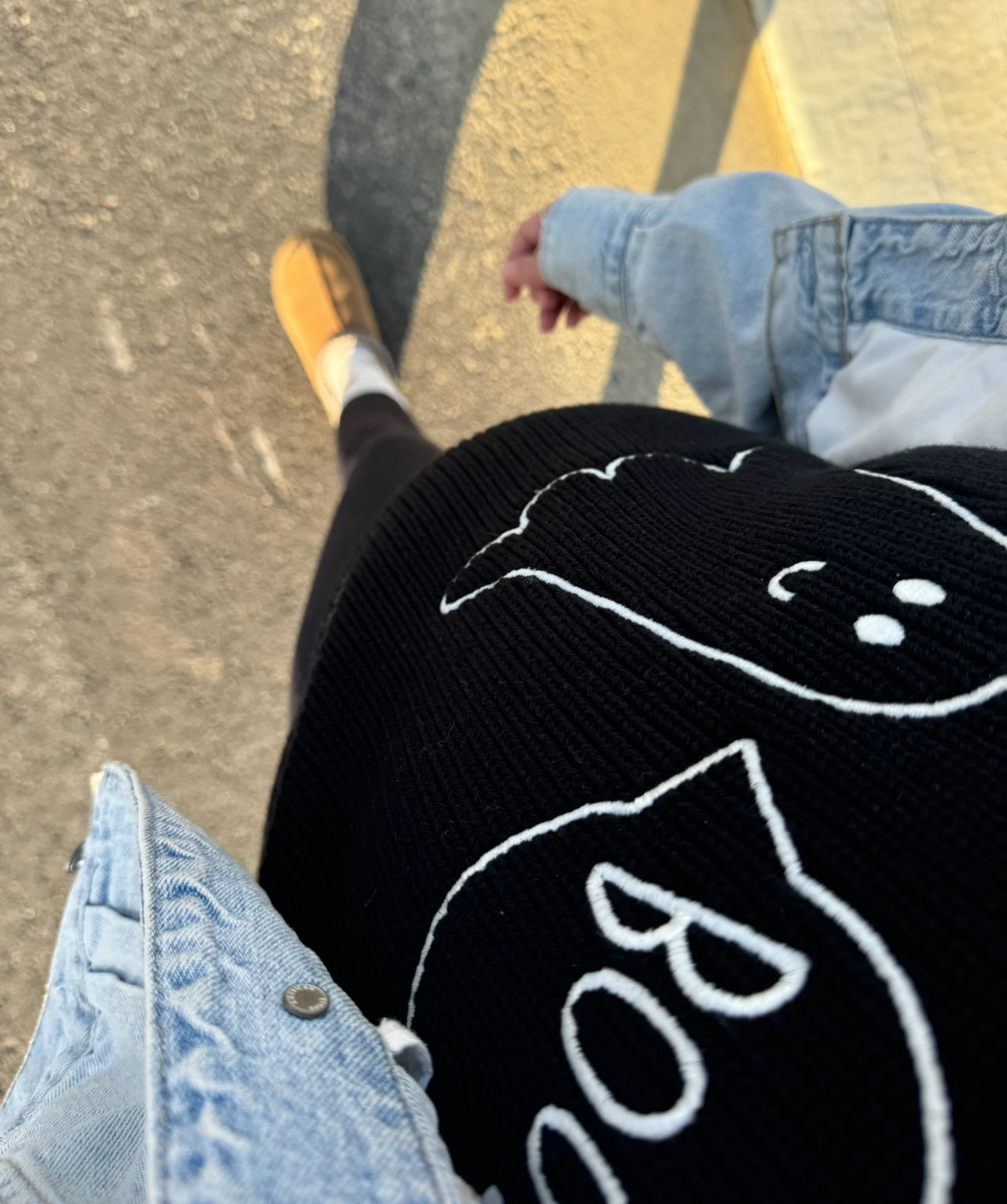 GLOW Ghost BOO Sweater