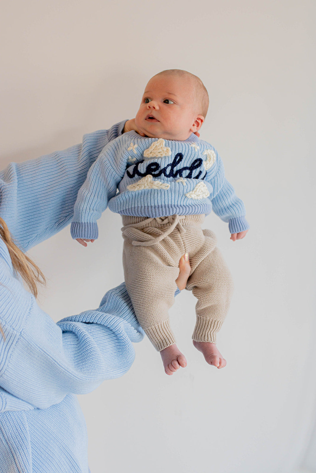 Custom Sweater: Dreamy Blue