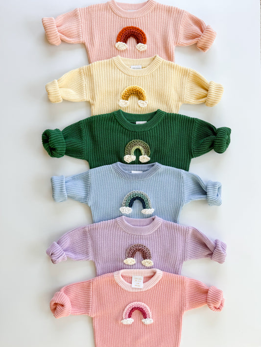 Rainbow Baby Sweater
