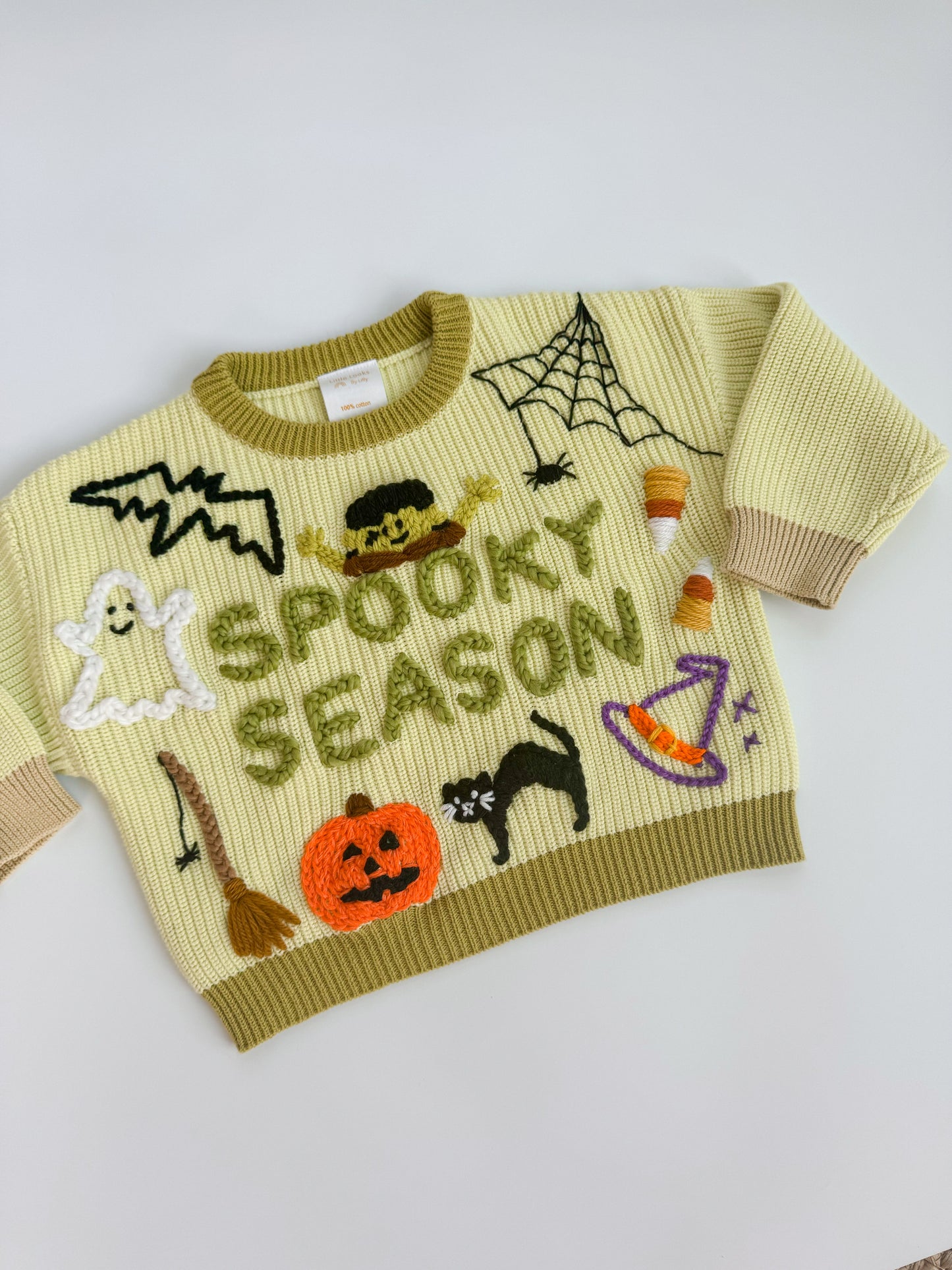 Custom Sweater: Key Lime