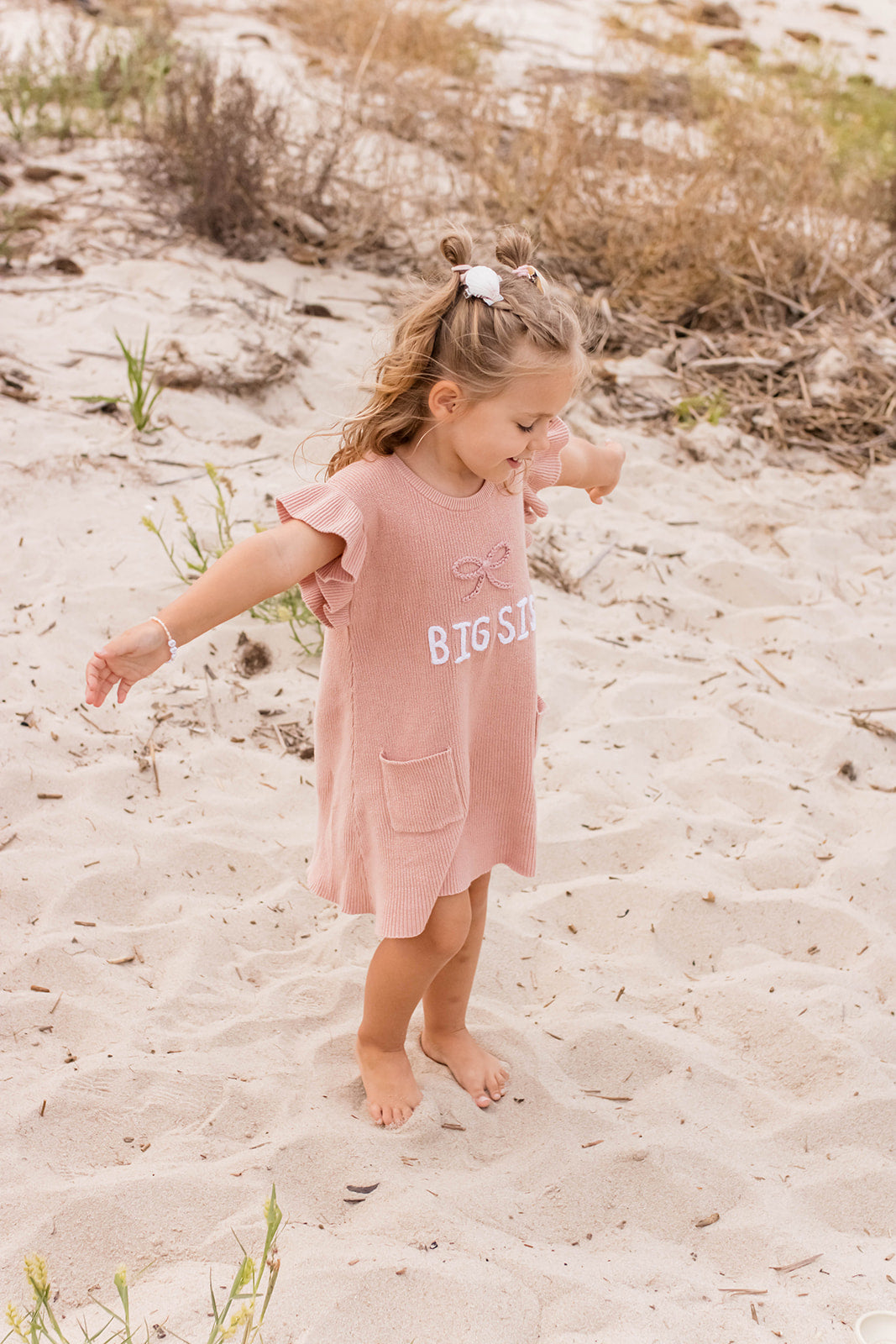 Coral Knit Dress