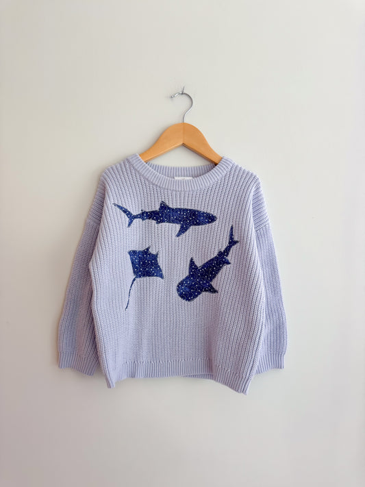 Shark Silhouette Sweater