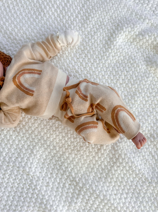 Boho Rainbow Sweater