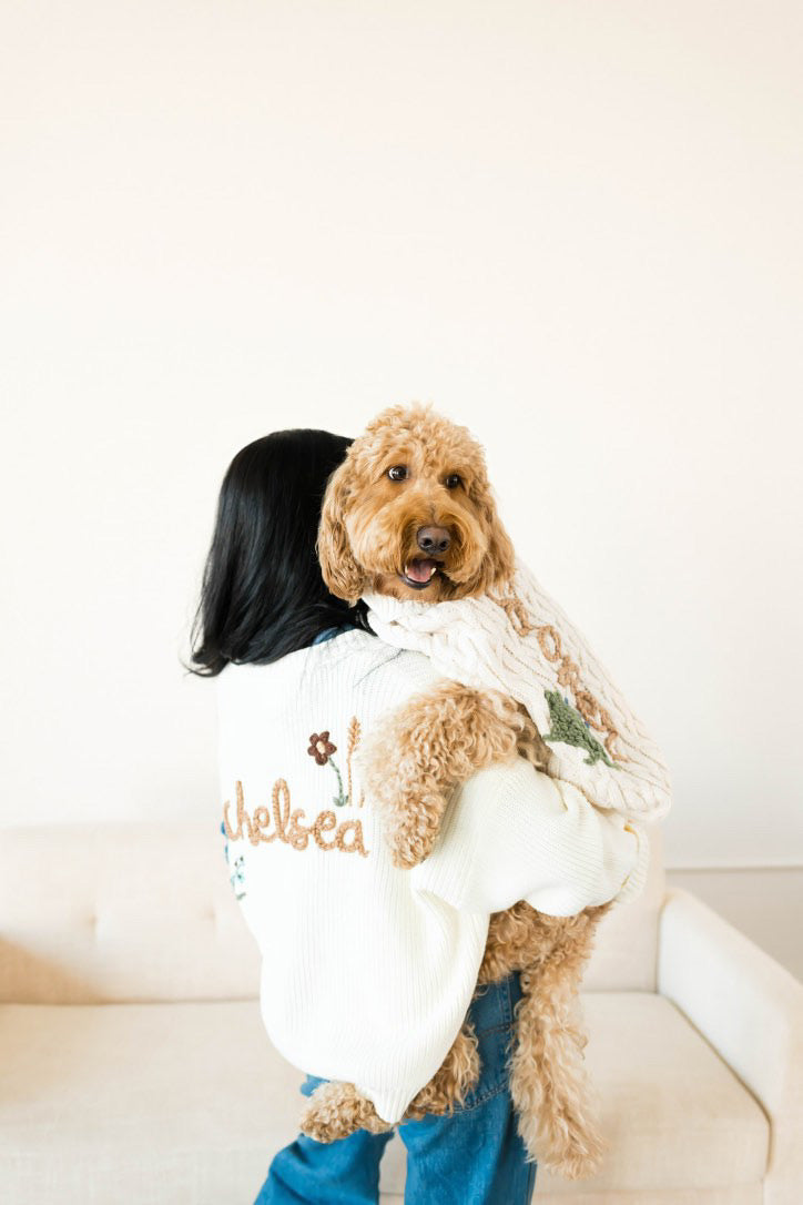 Custom embroidered Dog sweater