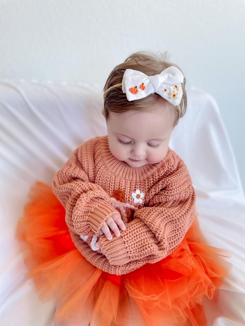 Custom Fall Bow Headband