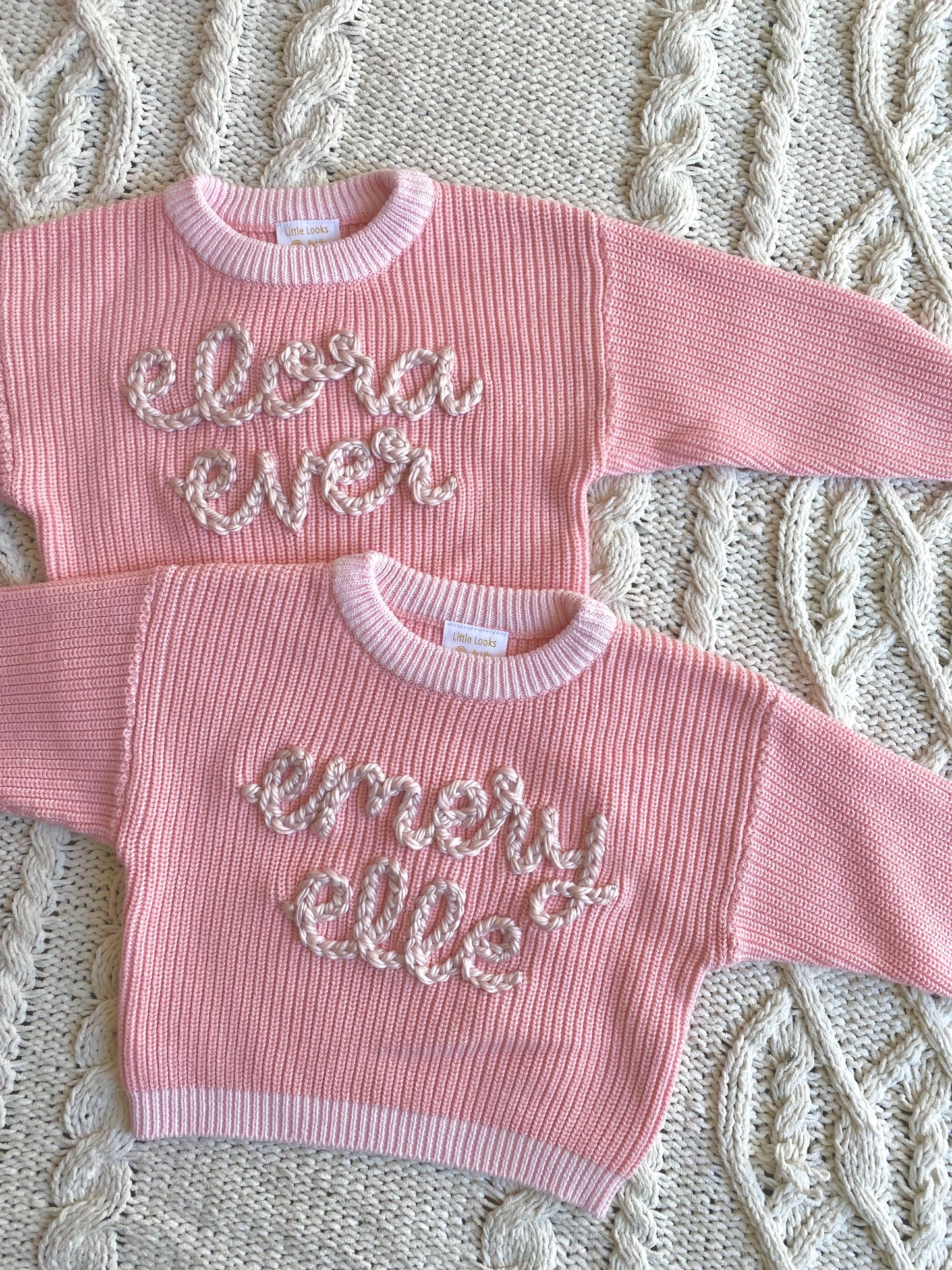 Custom Sweater: Bubblegum